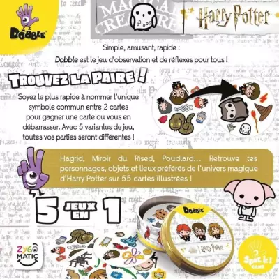 Dobble Harry Potter - Jeu d'apprentissage compact