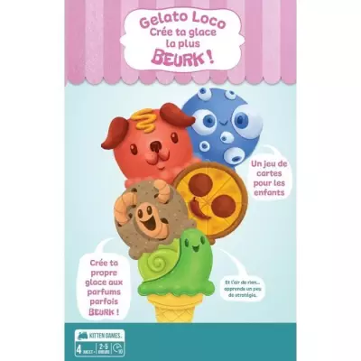 Gelato Loco: Jeu de société compact et amusant