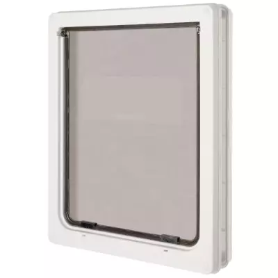 Chatière Dog Mate XL - Pour chien - 36x44 cm - Blanc Chatière Dog Mate XL - Pour chien - 36x44 cm - Blanc