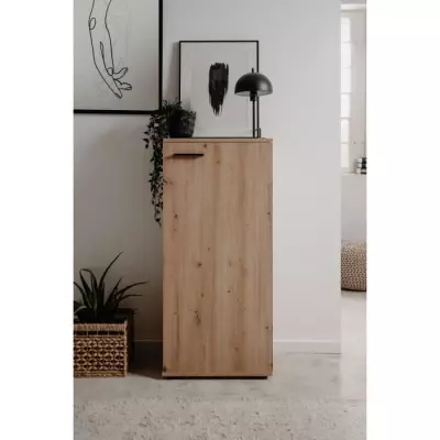 Meuble à chaussures Satos - Chêne Artisan - Organisation 12 paires