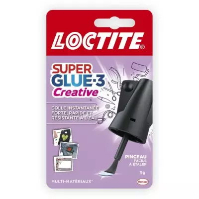 Colle Loctite Super Glue Creative - Pinceau 5g