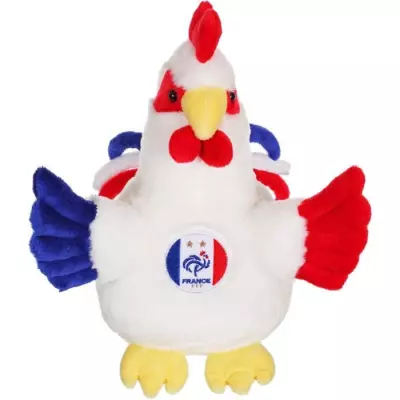 Peluche Coq FFF Sonore - GIPSY TOYS - 25 cm - Peluche de Collection
