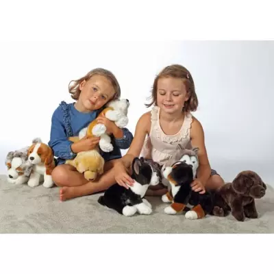 Peluche Chien Shiba GIPSY TOYS - Assis, 25 cm - Câlin garanti!