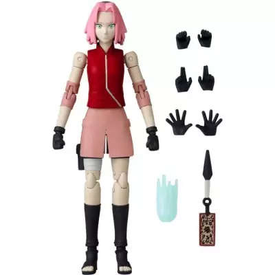 Figurine Anime Heroes BANDAI Naruto Shippuden Haruno Sakura - 16 points articulation