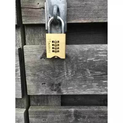Cadenas à combinaison solide en laiton massif 50mm - Sécurité garantie