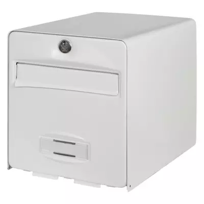 Boîte aux lettres Balthazar en acier galvanisé - Blanc