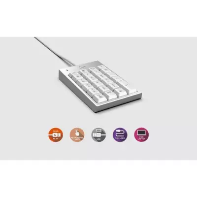 Clavier Numérique MOBILITY LAB MAC Silver Blanc - Compact