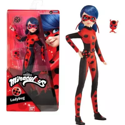 Poupée Ladybug Miraculous 26 cm - Costume inédit - FIGURINE MINIATURE