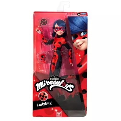 Poupée Ladybug Miraculous 26 cm - Costume inédit - FIGURINE MINIATURE