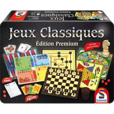 Coffret Premium Boite Métal - Jeux de Société de Qualité