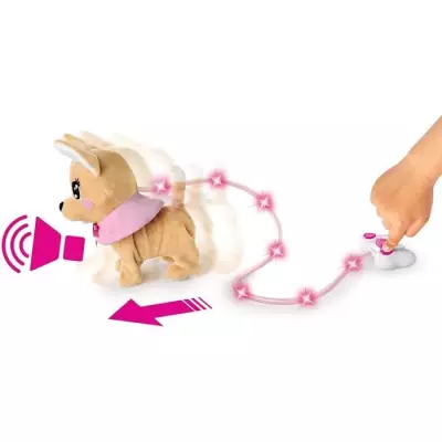 Peluche Chihuahua Chi Chi Love Loomy - Peluche filoguidée de 20 cm