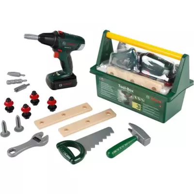 Caisse à outils Bosch avec visseuse électronique et accessoires - KLEIN - 8520