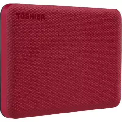 Disque dur externe Toshiba Canvio Advance 1 To Rouge - Compact et performant