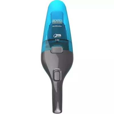 Aspirateur à main sans fil BLACK+DECKER WDC215WA-QW Dustbuster Lithium Eau et poussière 7,2V - Bleu