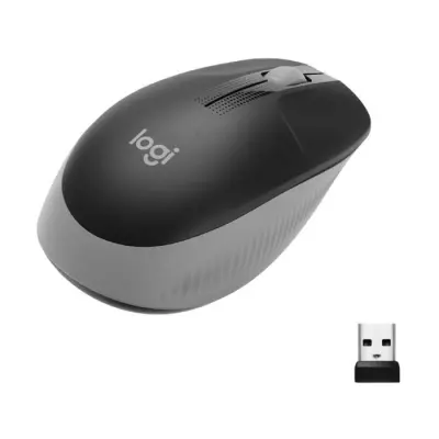 Souris sans fil ergonomique Logitech M190 Gris - Compacte et confortable