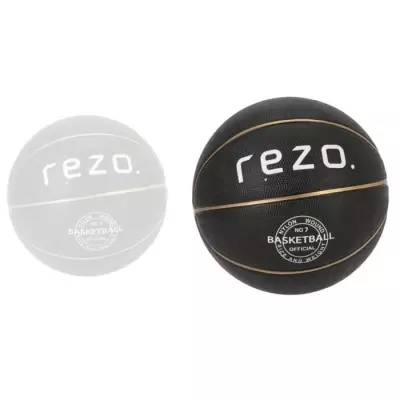 Ballon de basket REZO en caoutchouc taille 7 - Or