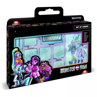 Coffret de tampons Monster High - Jeu de tampon complet