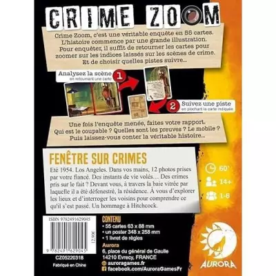 Aurora Crime Zoom: Plongez dans l'enquête!