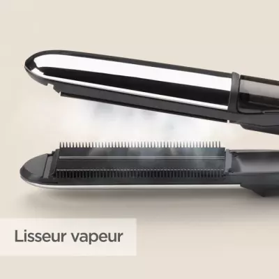 Lisseur Babyliss ST496E: Vapeur et Brillance