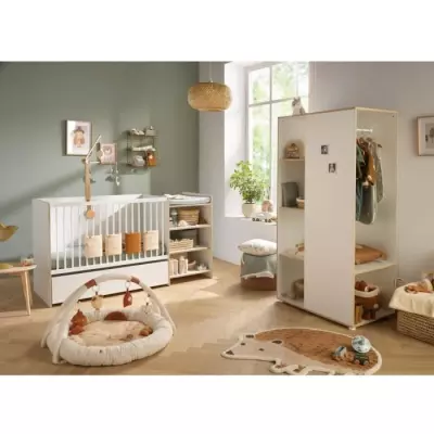 Lit bébé combiné évolutif en bois - Babyprice First 90x190cm
