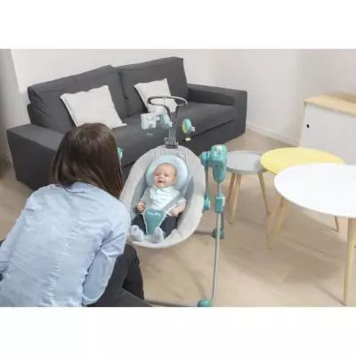 Soutien de tête morphologique Babymoov Lovenest(+) Fresh Mosaic - CALE BEBE