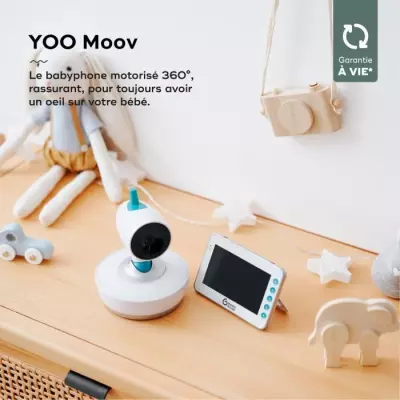 Écoute bébé vidéo YOO Moov de Babymoov - Compact et performant
