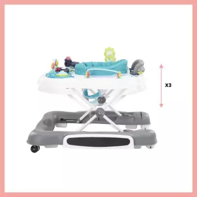 Trotteur Pousseur Bébé 5 en 1 - Pratique et Evolutif