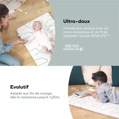 Matelas de voyage Cosy'Lite Nomad 60x120cm - Confort éco-conçu