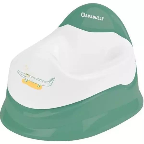 Badabulle Pot d'apprentissage avec cuvette amovible, Antidérapant, Assise ergonomique