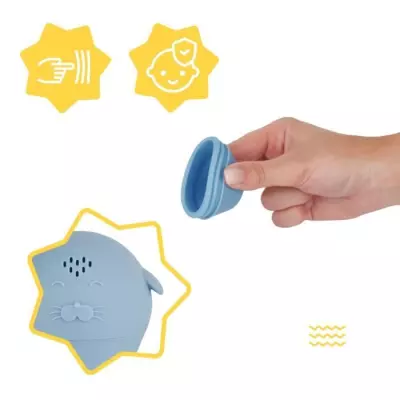 Ensemble de 4 Aspergeurs de bain Badabulle - Jouets de Bain Amusants