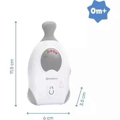 Babyphone Badabulle 300m avec Veilleuse - Compact et Pratique
