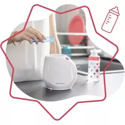 Chauffe-biberon pratique pour maison et voiture - BADABULLE