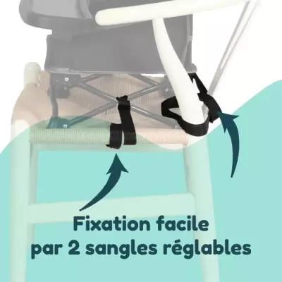 Rehausseur Bébé Nomade Evolutif en Chaise Enfant - Compact et Pratique Rehausseur Bébé Nomade Evolutif en Chaise Enfant - Compact et Pratique