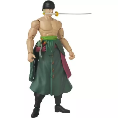 Figurine Anime Heroes - One Piece Zoro Style 3 épées 17cm - 16 articulations