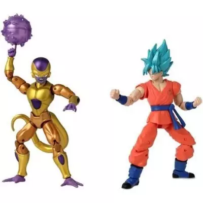 Figurine Dragon Ball Super Dragon Stars 17 cm - Golden Freezer vs Super Saiyan Blue Goku - BANDAI Figurine Dragon Ball Super Dragon Stars 17 cm - Golden Freezer vs Super Saiyan Blue Goku - BANDAI