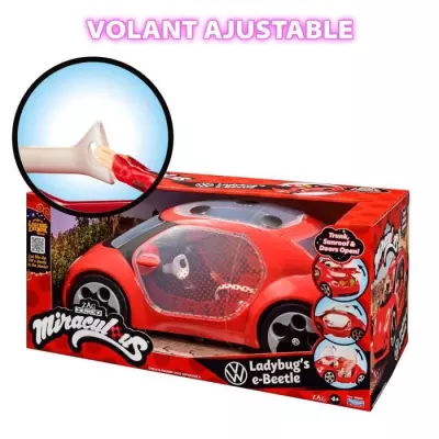 Découvrez la Voiture Miraculous Ladybug - Volkswagen e-Beetle de Ladybug !