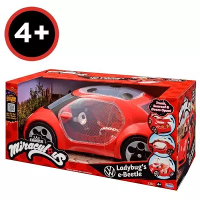 Découvrez la Voiture Miraculous Ladybug - Volkswagen e-Beetle de Ladybug !
