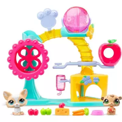 BANDAI - Littlest Pet Shop - Coffret Fun Factory - Ensemble de jeu BANDAI - Littlest Pet Shop - Coffret Fun Factory - Ensemble de jeu