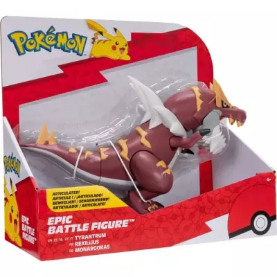 Figurine Pokémon légendaire Rexilius - 30 cm, articulée Figurine Pokémon légendaire Rexilius - 30 cm, articulée
