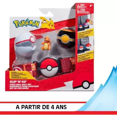 Ceinture Pokémon Clip ‘N' Go Bandai - Salamèche 5 cm Ceinture Pokémon Clip ‘N' Go Bandai - Salamèche 5 cm