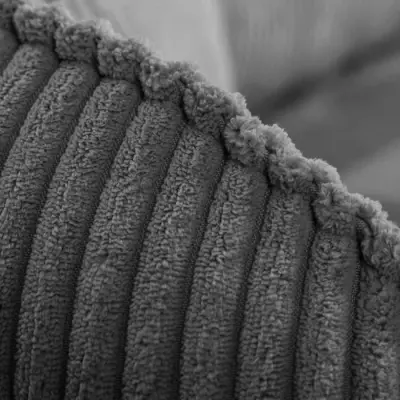 Canapé convertible 3 places BARI - Velours anthracite - Coffre de rangement Canapé convertible 3 places BARI - Velours anthracite - Coffre de rangement