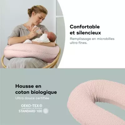 Doomoo Coussin Maternité & Allaitement Buddy - Confort Certifié Oeko-Tex