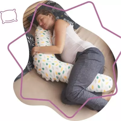Coussin de maternité Évolutif Badabulle - 2 en 1 - Plumes