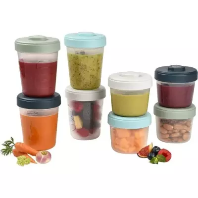 Ensemble Repas Bébé 2ème Âge 8 portions - Pratique et compact