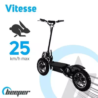 Trottinette électrique pliable BEEPER Cross FX1000-S - 1000W