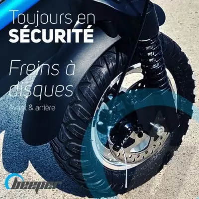 Trottinette électrique tout-terrain - BEEPER Cross 500W - 10-48V - 13Ah