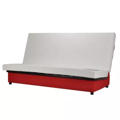 Banquette clic-clac BEIJA rouge - Made in France