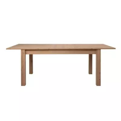 Table à manger extensible industriel Bergen - L 160-200 x P 75 x H 90 cm