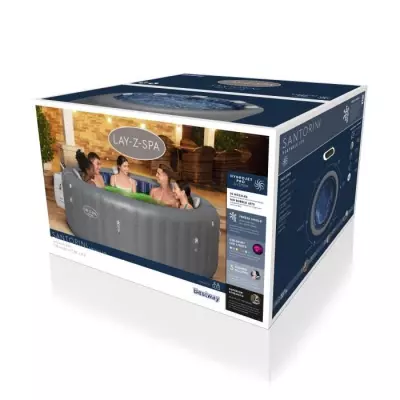Spa gonflable BESTWAY Santorini - 5-7 places - avec LED ColorJet