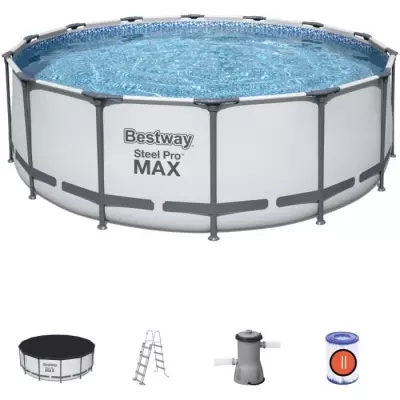 Kit Piscine BESTWAY Steel Pro Max™ 427x122cm - Ronde